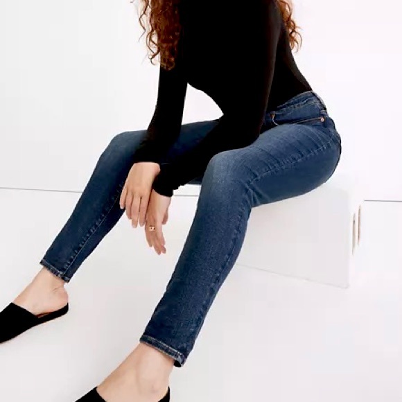 Madewell Denim - Madewell Curvy High-Rise Skinny Jeans in Lanette Wash Size 25